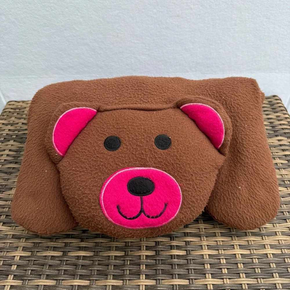 Vintage KKH Corp Bear Animal Shaped Plush Pillow 25
